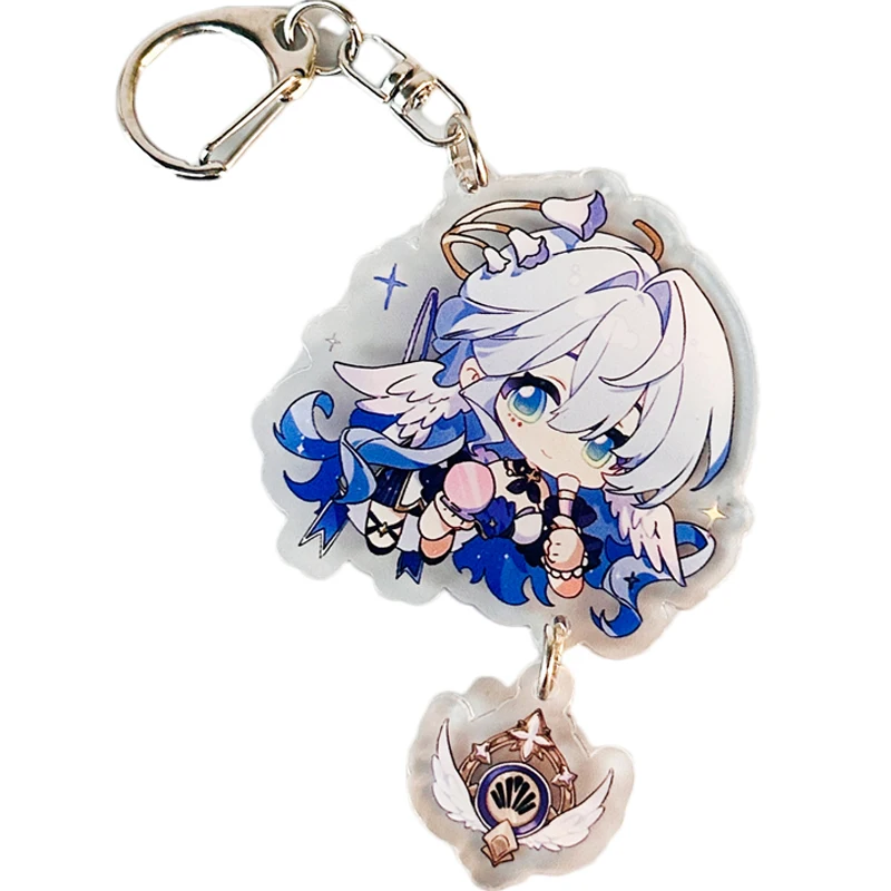 Anime Honkai: Star Rail Firefly Robin Cosplay  Pendant Cute Keychain Ambitus