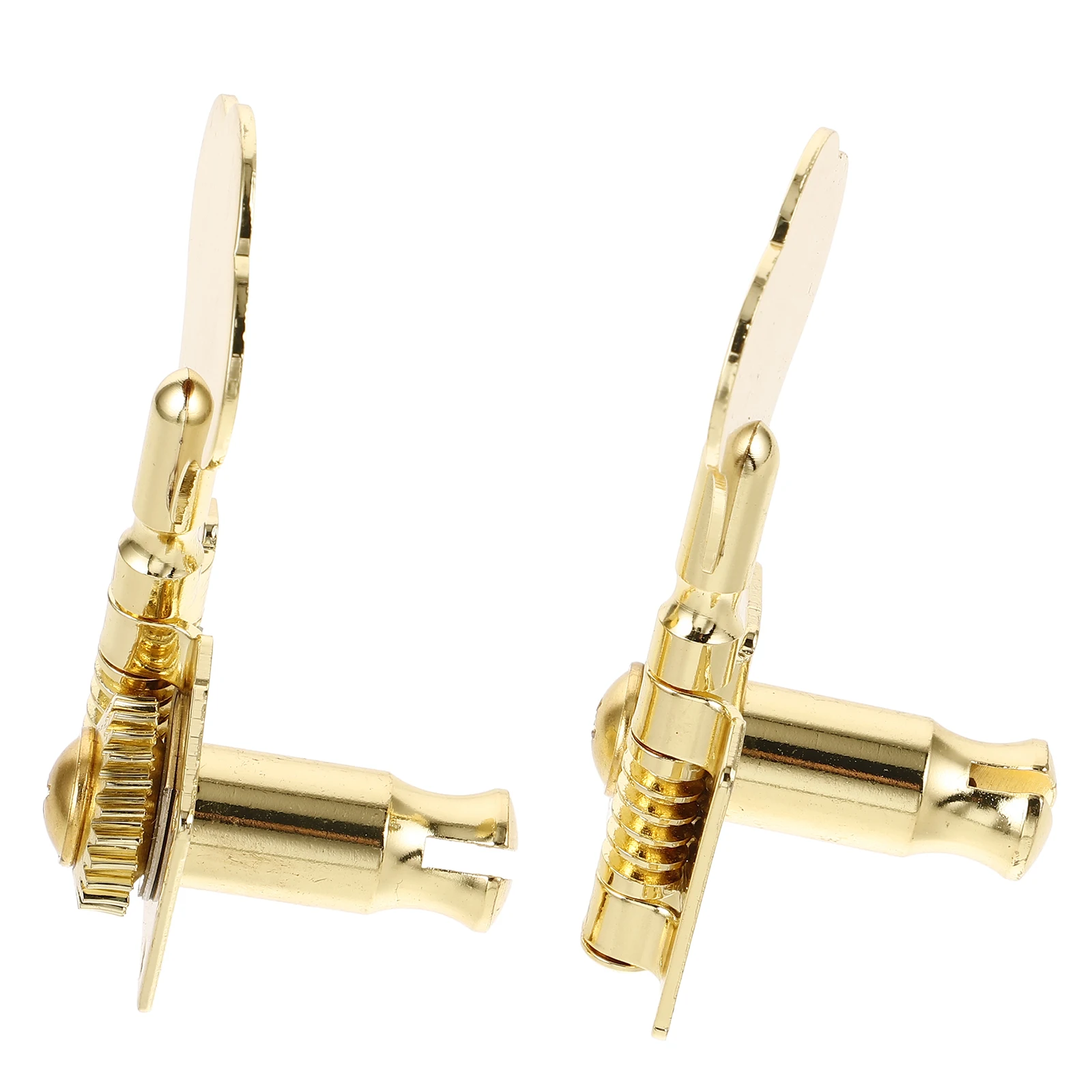 

2 Pcs Bass Buttons Guitar Knob Tuner Pegs Electric Tuning Keys Zinc Alloy Replacement Accessory