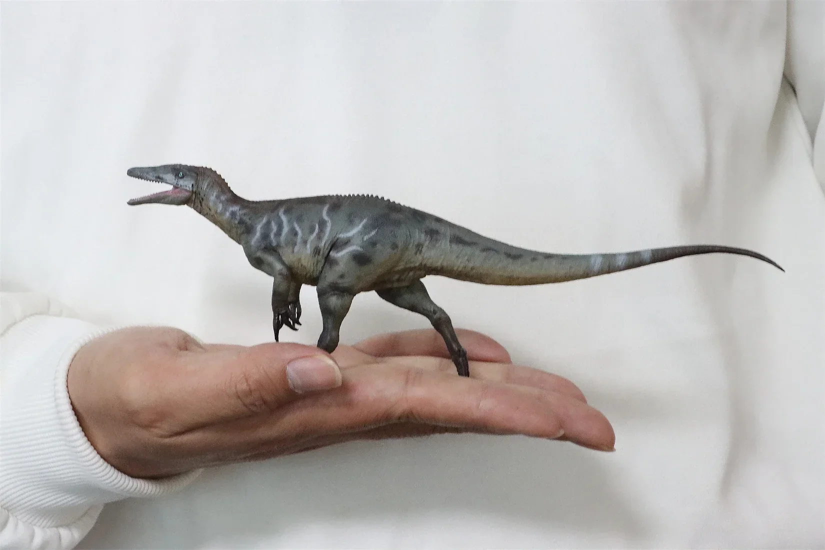 HAOLONGGOOD 1:35 Scale Megaraptor Model Velociraptor Dinosaur Animal Collection Creative Decoration GK Birthday Gift Toy