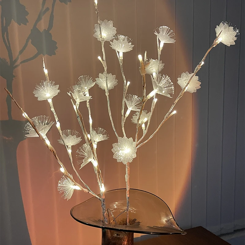 

New LED tree branch flower light Valentine's Day romantic atmosphere decoration Room decoration fresh flower star light