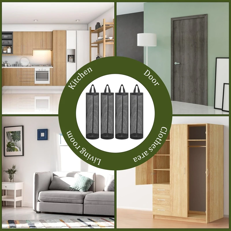 

Органайзер для хранения файлов, подвесная полка для пакетов, диспенсер для мусорных пакетов, органайзер для пакетов для мусора.