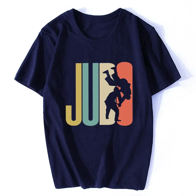 Hip Hop Tees Tops Harajuku Judo Japanese Martial Arts T-shirt Fashion Men Geek Unisex Cotton Tshirt Casual Cotton T Shirt