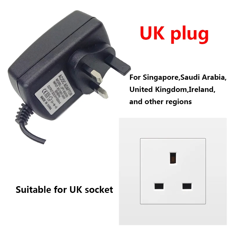 Zasilacz 10V 2.5A 1.5A 2A 3A 100V-240V do zasilacza AC/DC 10 Volt 2500mA Zasilacz ścienny 5.5mm*2.5mm Adapter podróżny Konwerter