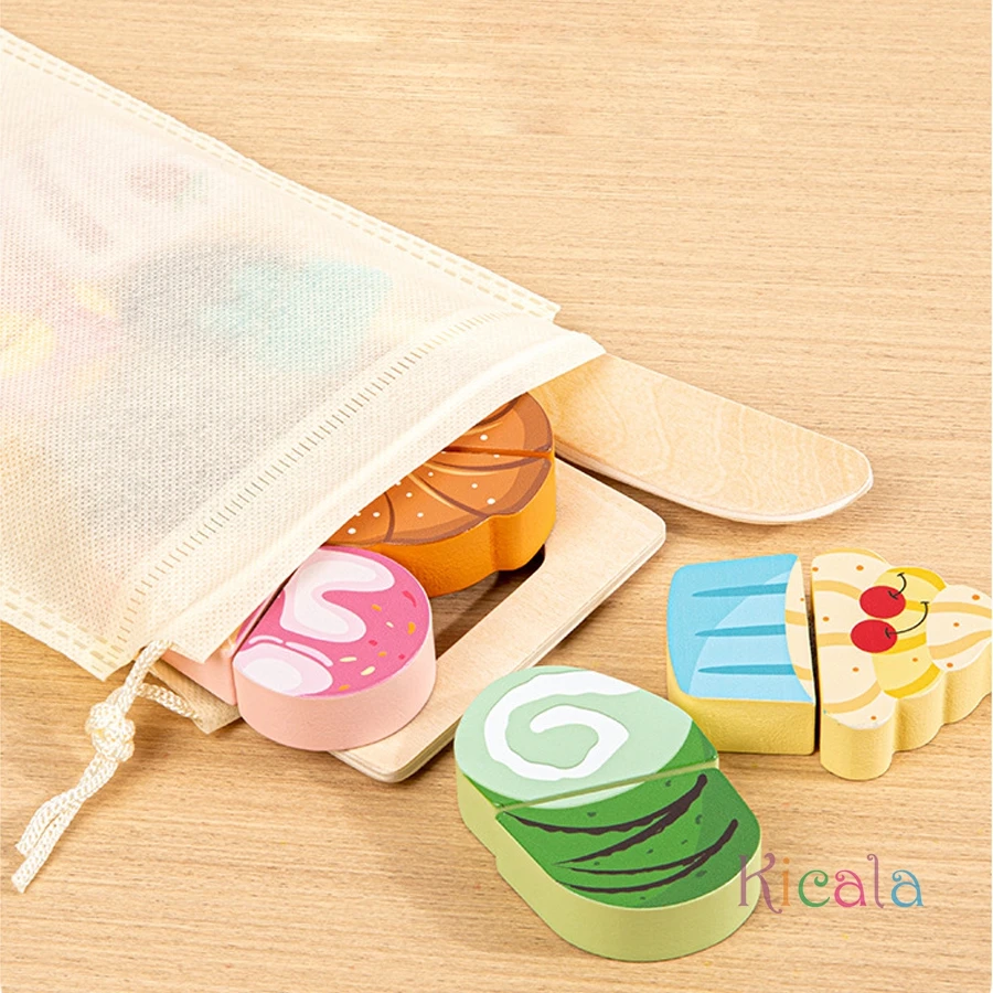 Zabawka symulacyjna kuchnia drewniana klasyczna gra akcesoria kuchenne zabawka edukacyjna Montessori dla dzieci zestaw kuchni do zabawy