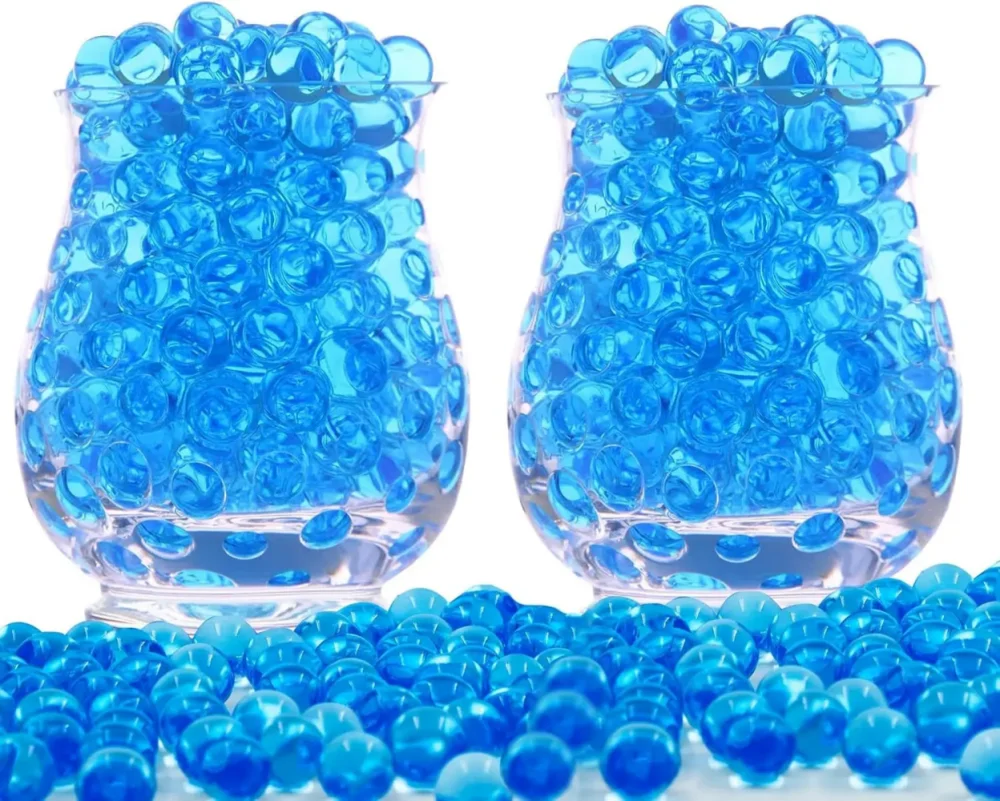 7-8 مللي متر هيدروجيل اللؤلؤ على شكل كريستال التربة حبات الماء الحيوي كرة هلامية لزهرة/إزالة الأعشاب الضارة الطين تزايد كرات هلام سحرية #1