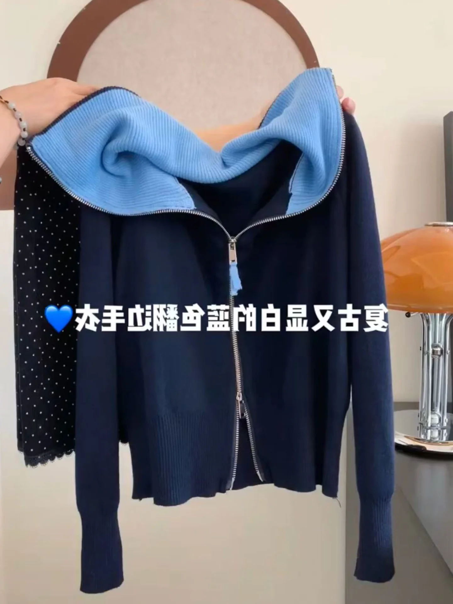 

Вязаный свитер с двойной молнией и воротником-стойкой, женский, мягкий, удобный, с длинными рукавами, теплый, для весны и осени, модный