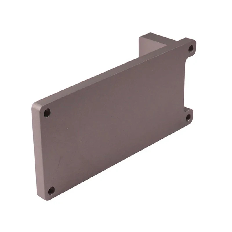 CNC Machining Custom Aluminum Alloy Red Anodized Heat Dissipation Cavity Parts Non-Standard Multi-Interface Heat Dissipation Box
