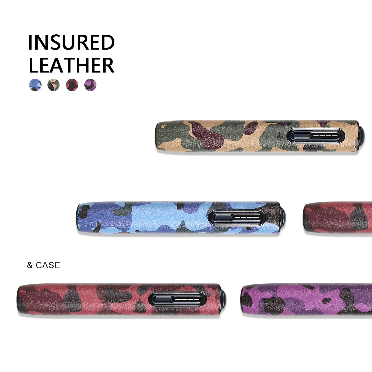 Print Cover Compatible with IQOS ILUMA i ONE Anti Drop Shock Resistant Protector Portable Heating Tobacco Machine Shell