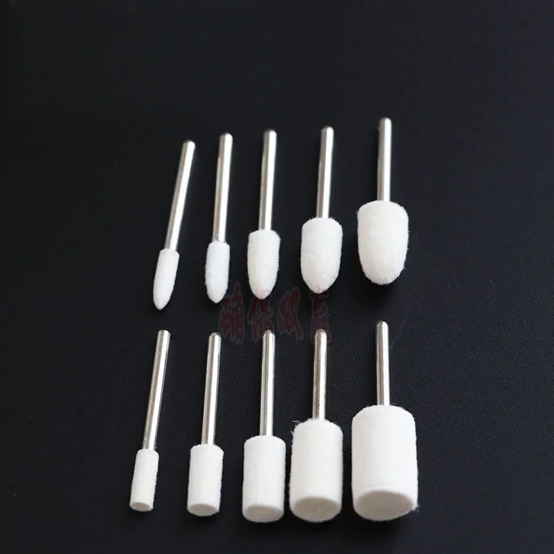 

Набор из 5/6 шт. войлочных полировальных кругов (фетровых насадок) для шлифовки, внешний диаметр 3-12 мм, подходят для вращающихся инструментов с хвостовиком 2,35 мм (для дрелей).