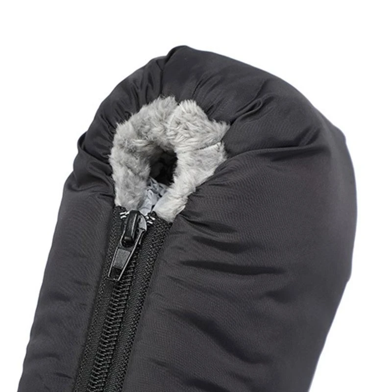 Q1FE Baby Stroller Hand Muff Universal Warm Warm Stroller Gloves with Fleece Lining Szipper Gloves Excedicorys