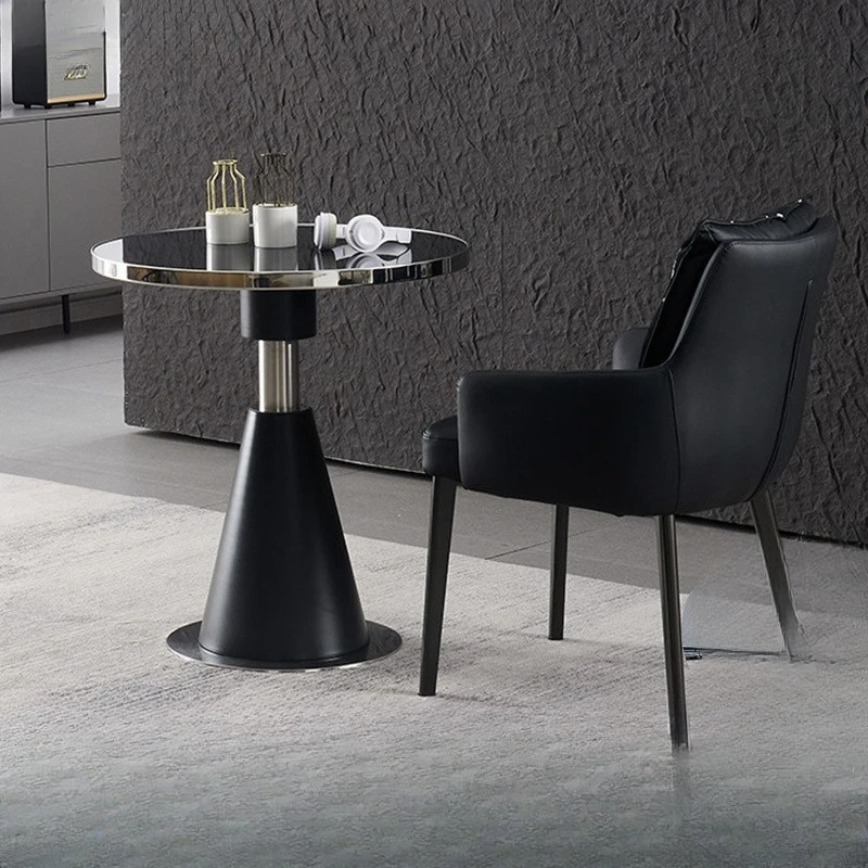 A few living rooms next to the rock slab sofa, commercial and leisure sales office to negotiate and receive a small round table