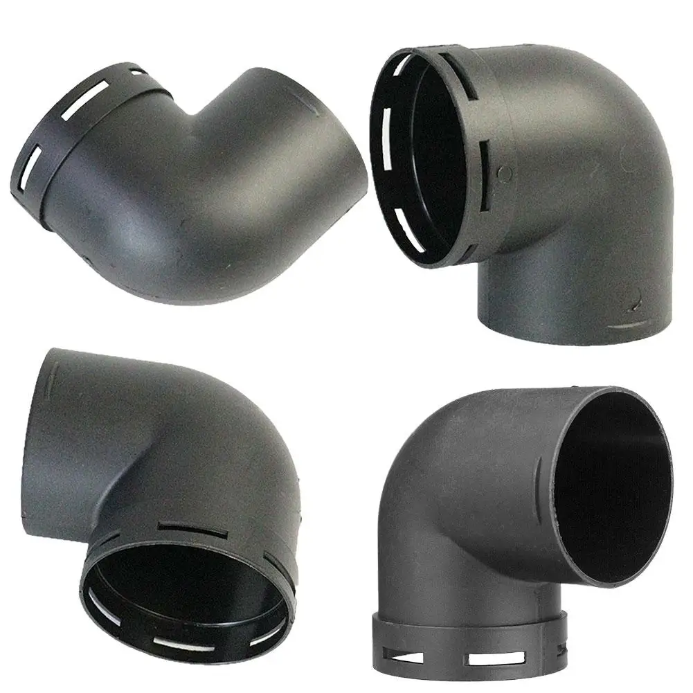 Car Heater Ducting Pipe Connector 90 Degree Elbow Parking Heater Air Duct System Plastic Ventilation Pipe Fitting Auto Accessory