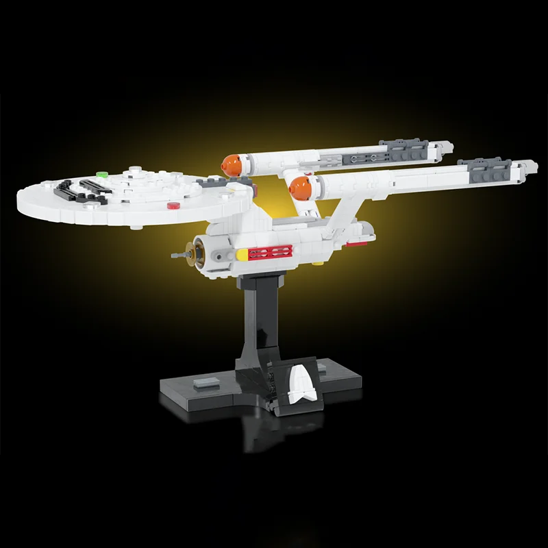 

492 шт. MOC USS Enterprise Space Building Blocks Рождественский подарок Тонкие движения Научное мышление проекты Inspires Unlimit