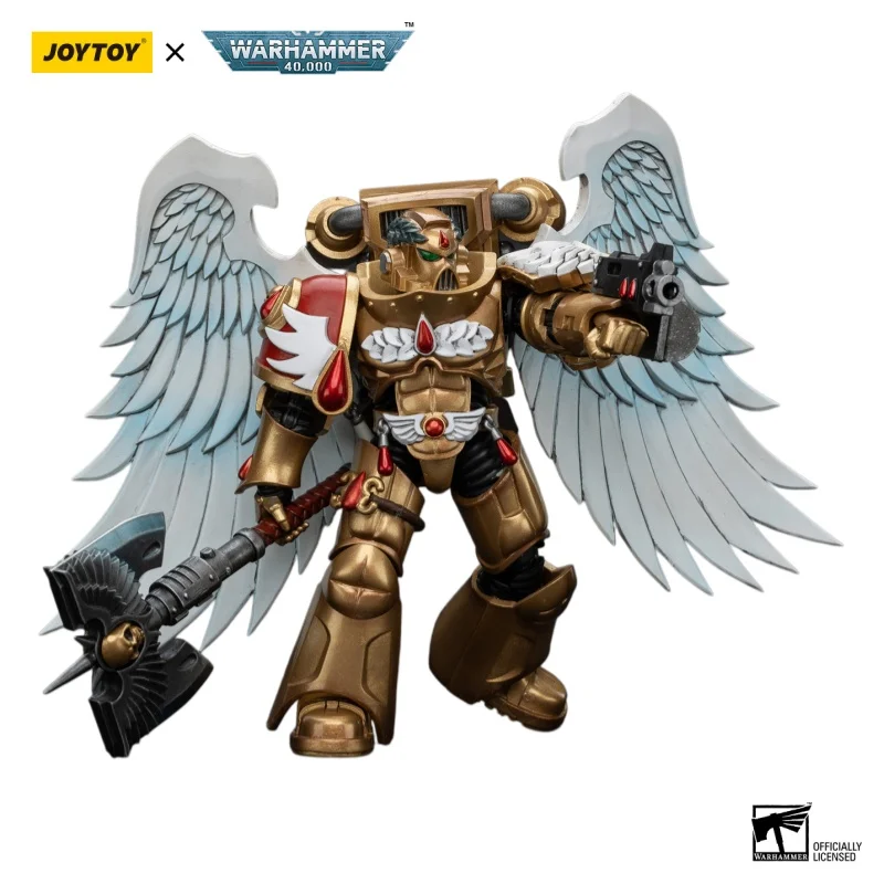 

Фигурка JOYTOY Warhammer 40000/40k Blood Angels Sanguinary Guard с топором Encarmine, модель для коллекции, подарок, украшение