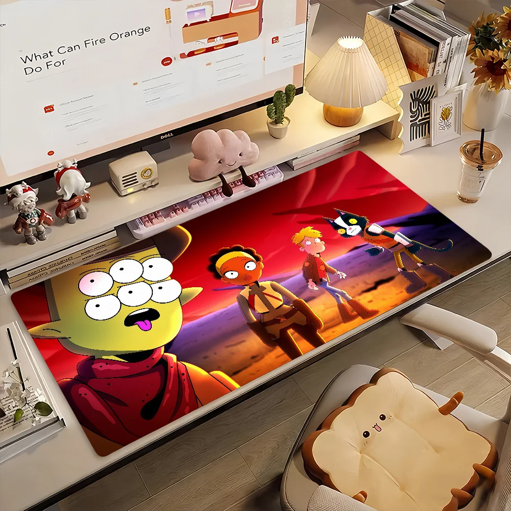 Anime F-Final S-Space Mouse Pad Non-slip Locking Edge DeskMat PC Laptop Accessories Rubber Office Keyboard Large Game XXL Carpet