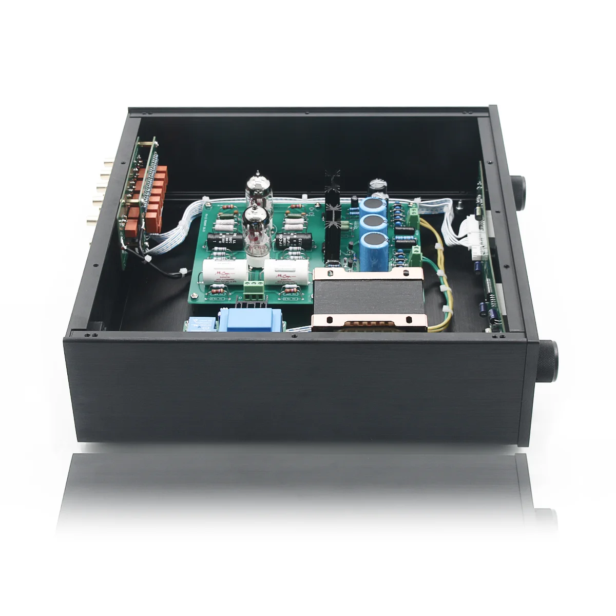 HiFi ستيريو 12AU7/ECC82 فراغ أنبوب التحكم عن بعد المضخم استنساخ كونراد جونسون PV12 الدائرة #5