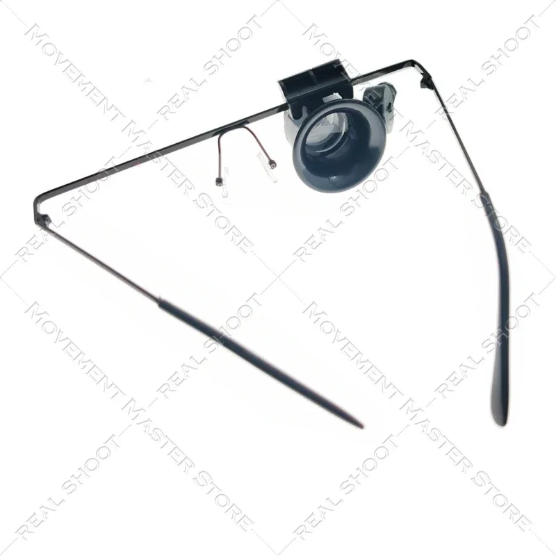 時計修理ツール 目鏡 20倍 ヘッドルーペ アンティーク認証スタンドルーペ 20