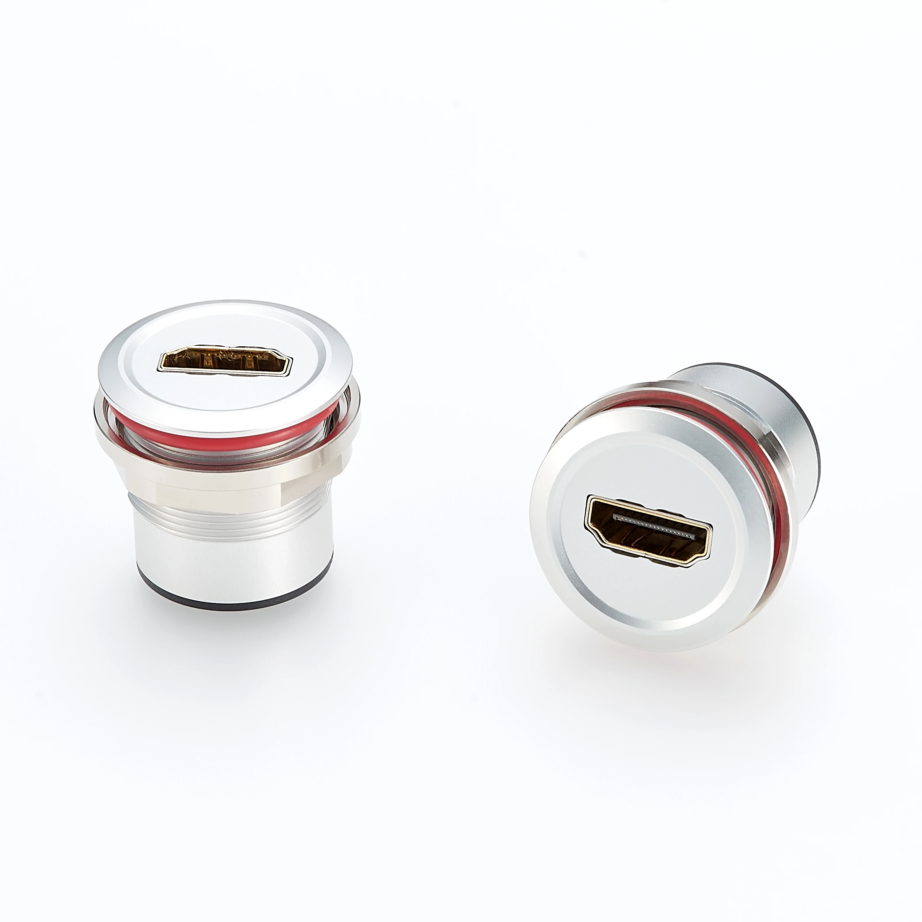 Prolongateur de montage sur panneau rond, connecteur HDMI femelle, adaptateur de montage sur panneau rond, prise HDMI, HDMI A600