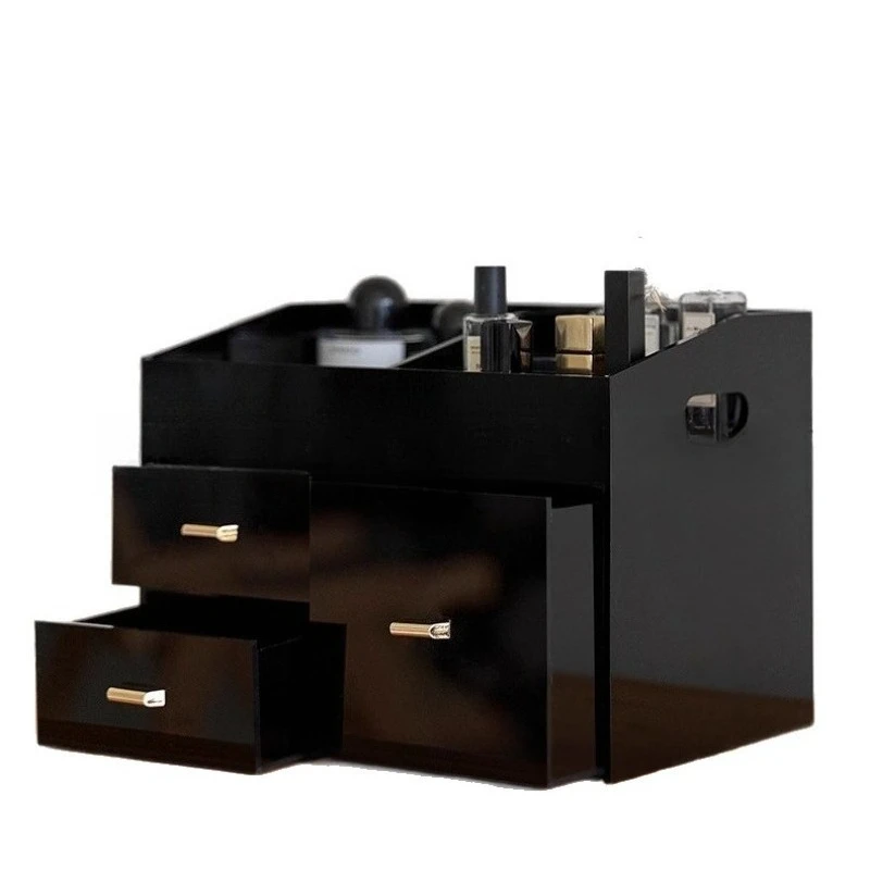 

Acrylic cosmetic storage box, drawer baffle dresser tabletop shelf