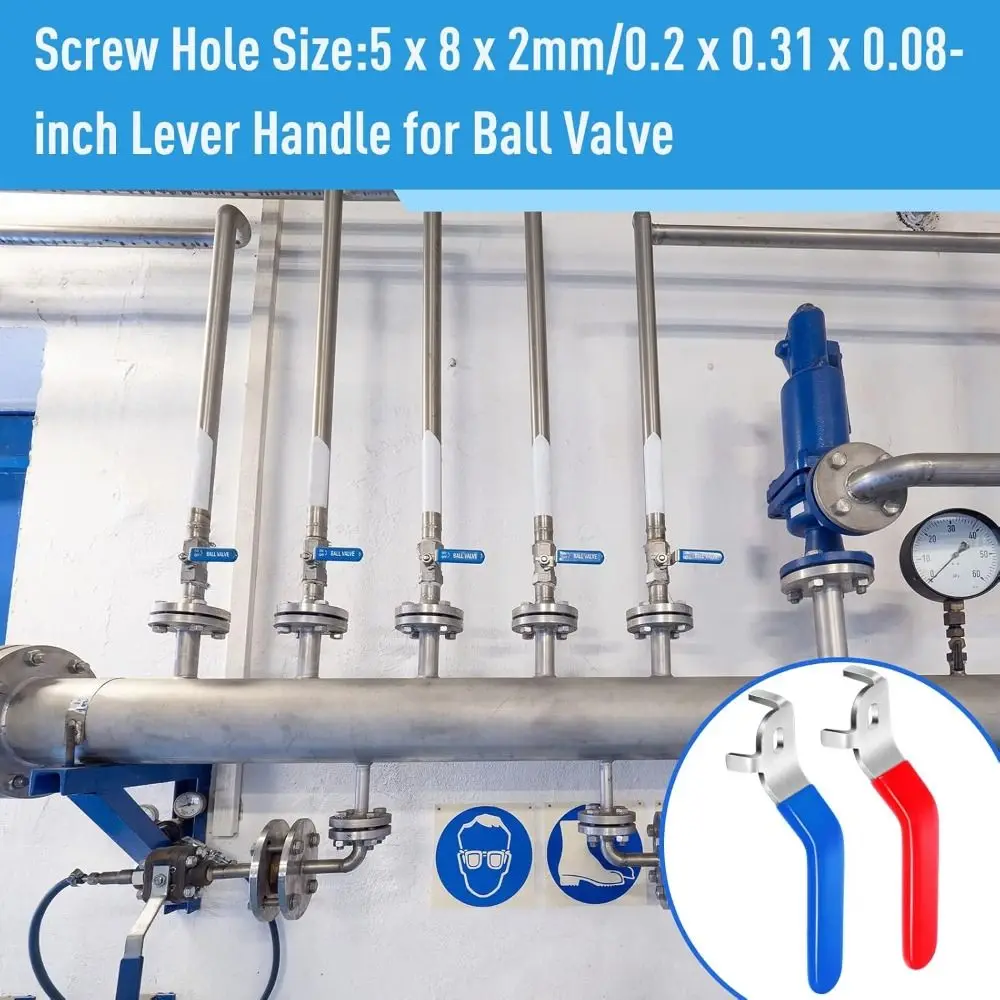Chrome Plated Ball Valve Handle Corrosion Resistant Universal Water Valve Wrench Multi-functional Outdoor Faucet Handle Plumbing