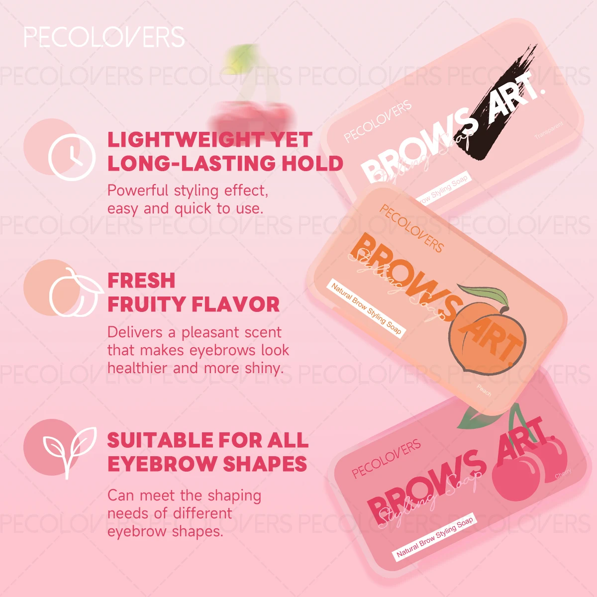 1 stuks 3D wenkbrauwgel wenkbrauwcrème, langdurige fruitsmaken, krachtig stylingvermogen, geschikt voor alle wenkbrauwvormen