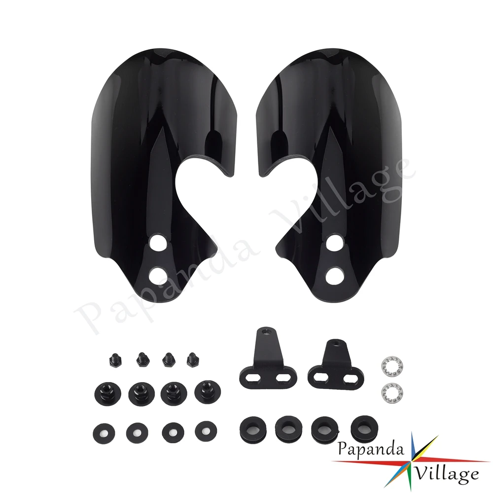 For Harley Dyna Handguards Handle Shield Guard Cover Fat Bob FXDF FXDFSE Switchback FLD Wide Glide FXDWG Low Rider S FXDLS 08-17