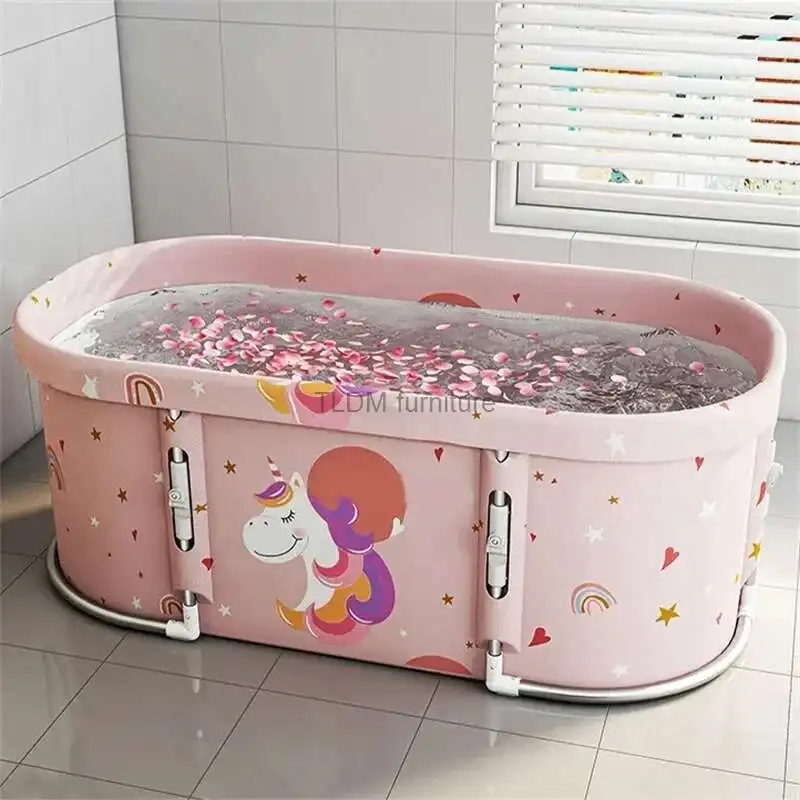 

Household Foldable Bathtubs for Adults Full Body Sauna Spa Steaming Shower Portable Bathtub Small Apartment Bath Artifact M