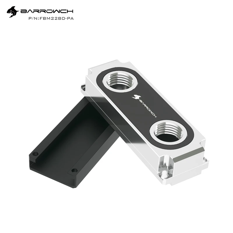 

Barrowch M2 SSD Water Block Кулер памяти 2280/22110 Компьютерный радиатор Двустороннее охлаждение микросхем FBM2280-PA
