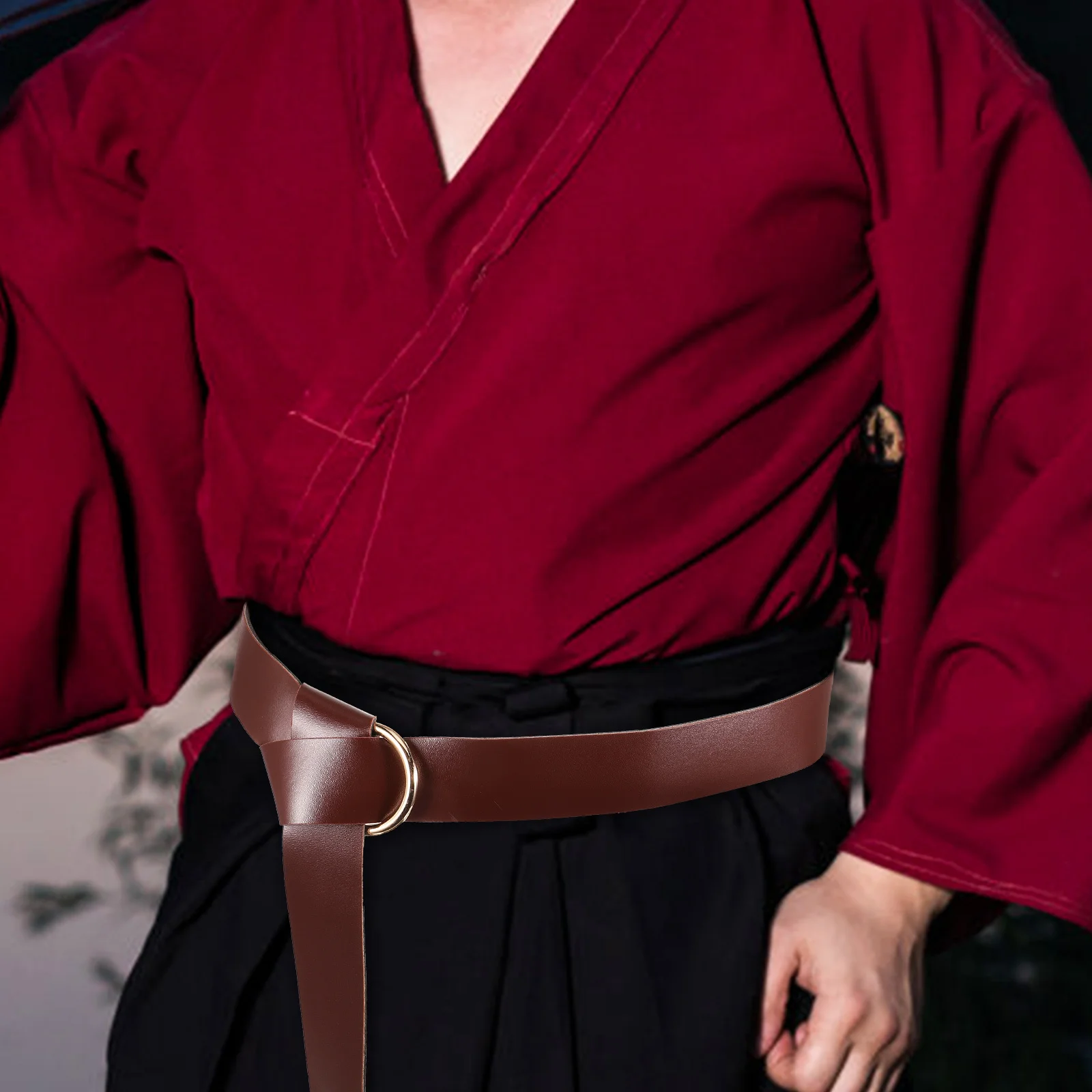 Cintura di pavone Stile retrò Porta spada medievale Accessorio per costume regolabile per decorazioni per spettacoli di feste in maschera