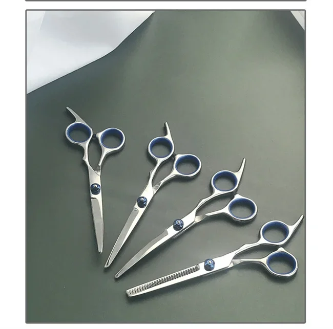 OEM ODM Economic Pet Scissors Set Stainless Steel Dog Grooming Shears Kit Home Use Pet Cleaning Tools