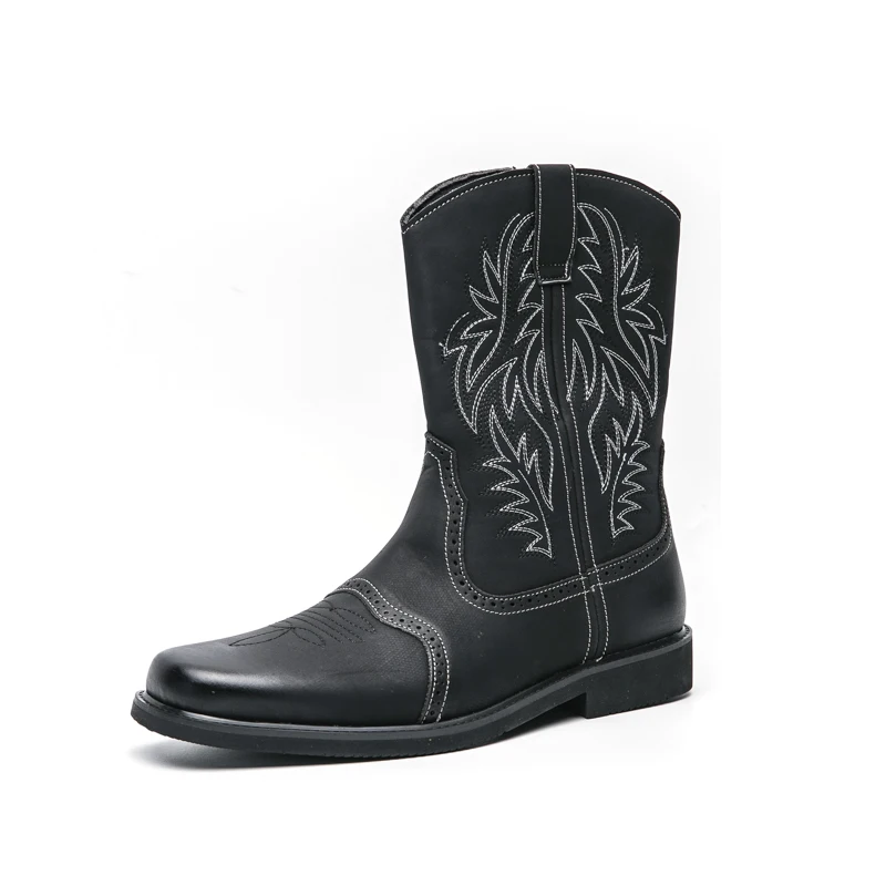 

Men's high top fashionable boots, retro simple versatile casual men's shoes