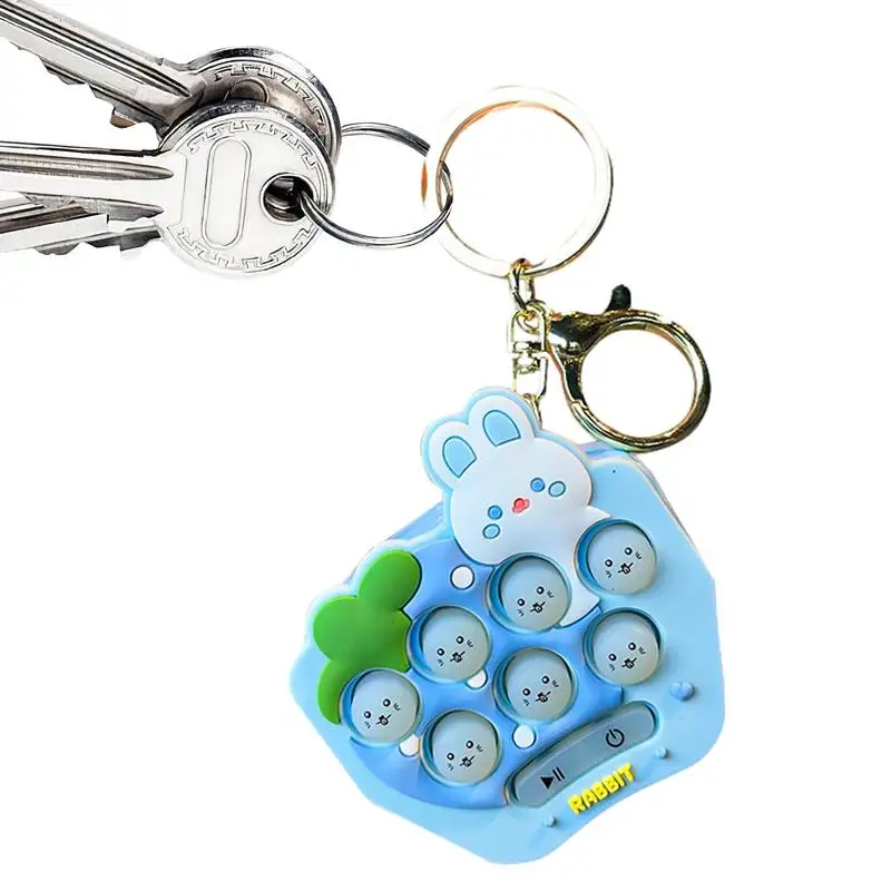 

Hammer Toy Mini Keychain Memory Hamster Toy Fidget Toy Mini Arcade Game Sensory Hamster Game Keychain Electronic Toys Kids Girls