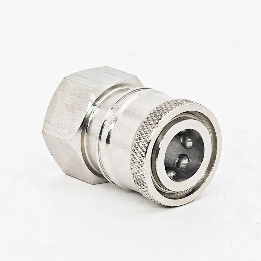 High Pressure Nozzle Pressure Washer Quick Connector High Pressure Cleaning Accessories Easy Setup Leak-proof Design