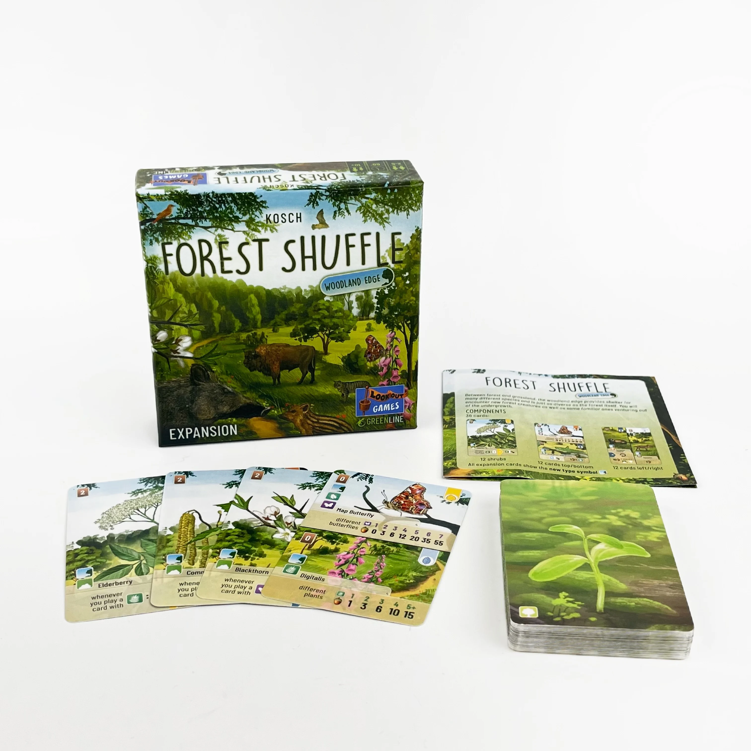 لعبة Forest Shffle、Woodland Edge、ALPINE、لعبة لوحة استراتيجية التوسعة،-5 لاعبين، 40-60 دقيقة مثالية للحفلات العائلية الليلية #6