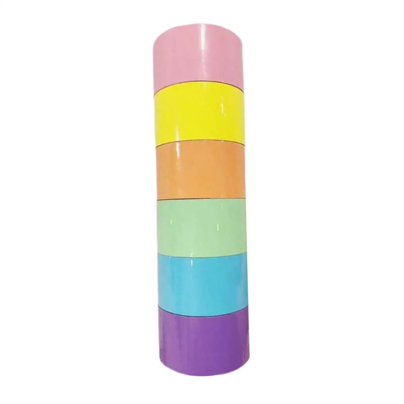 6x Funny Sticky Ball Rolling Tape Colorful Crafts Relaxing Decorative DIY