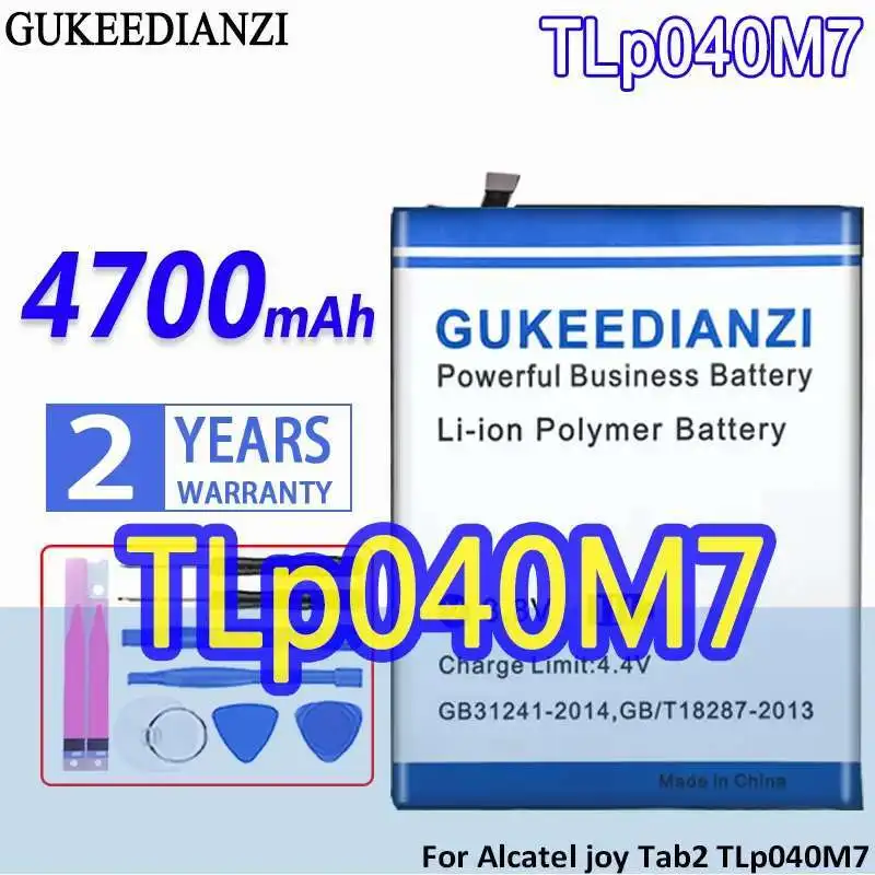 

Сменный аккумулятор для планшета Alcatel Joy Tab2 Tab 2 TLp040M7 премиум-класса, 4700 мАч, прочный