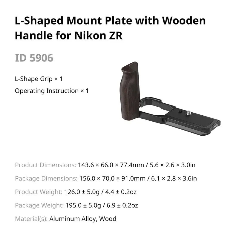 Smallrig 5906 Zr Ca…