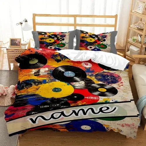 

Psychedelic Graffiti Duvet Cover Duvet Cover with Psychedelic Graffiti Pattern Suitable for Children Kids Adults Soft Breathable