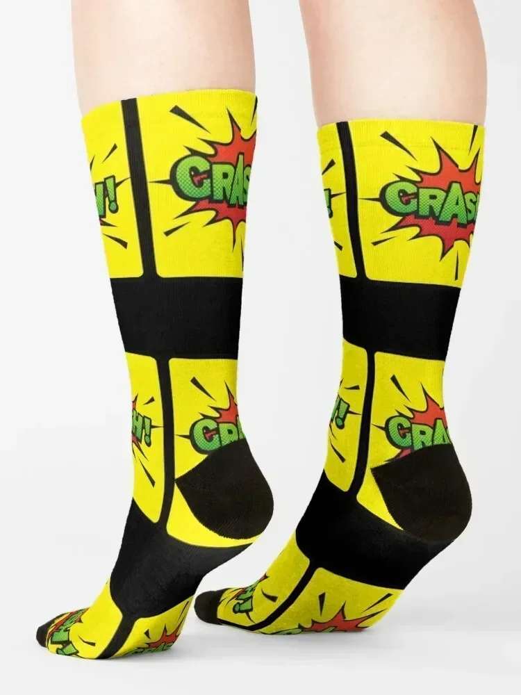 Crash! Socks Running sports stockings gym moving stockings Socks Female Men's