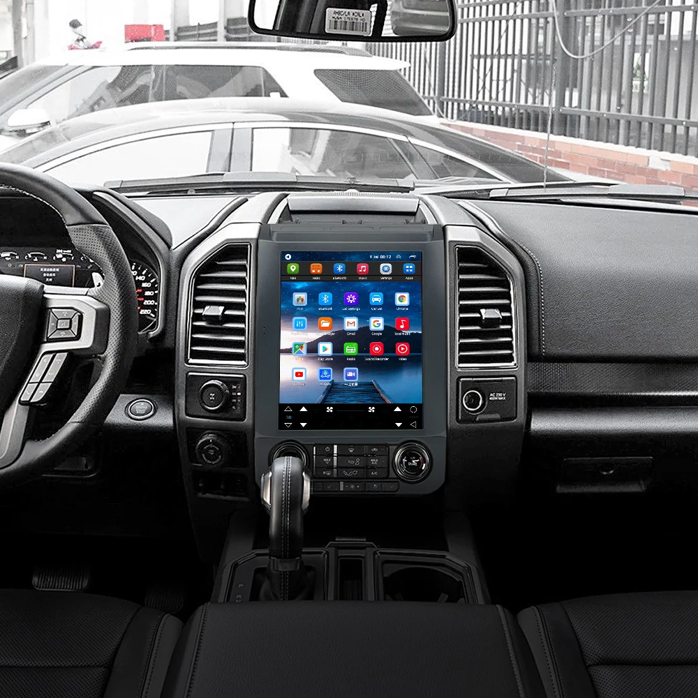 12 "راديو السيارة لفورد F150 2015-2020 شاشة أندرويد مشغل فيديو السيارات الوسائط المتعددة ستيريو نظام تحديد المواقع والملاحة رئيس وحدة Carplay