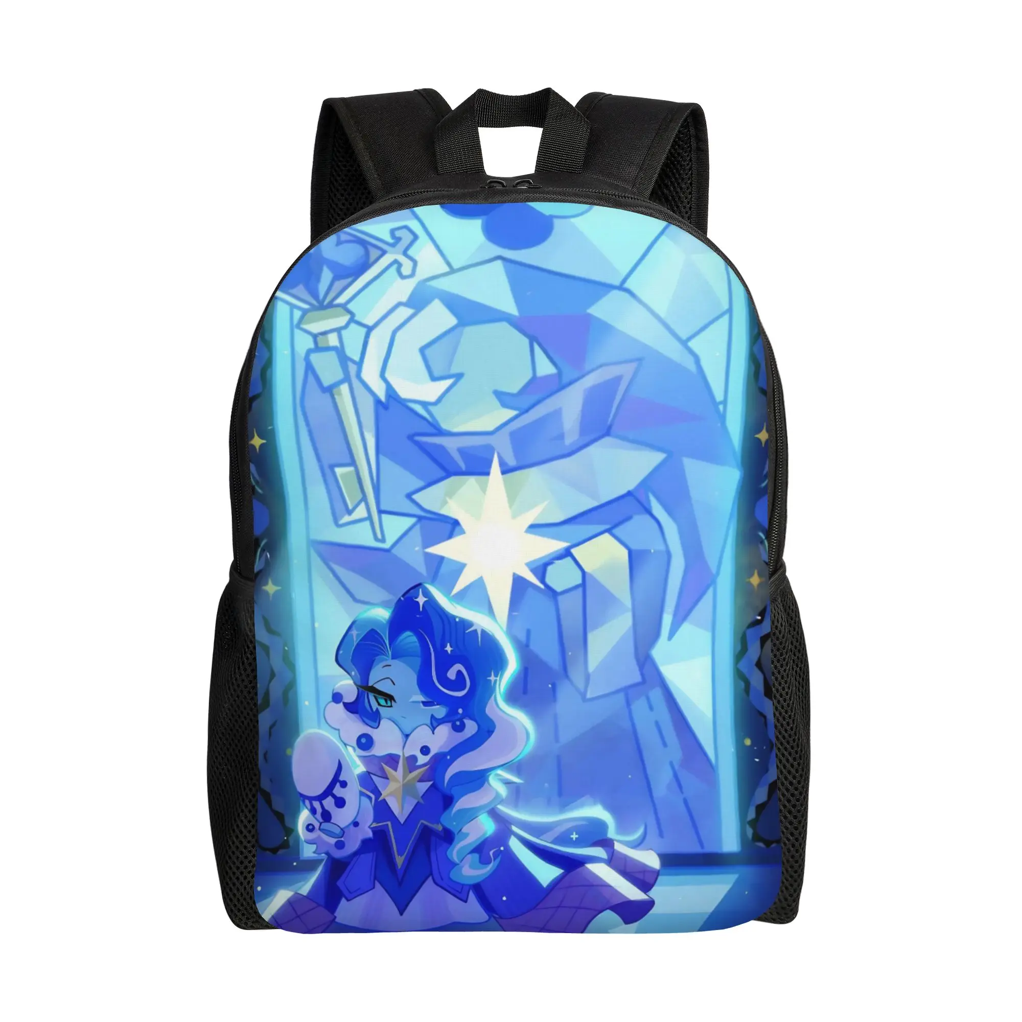 

Shadow Milk Cookie Run Kingdom Art Cartoon Cool Backpack High School Business CRK Game Daypack for Men Women Shoulder Bag