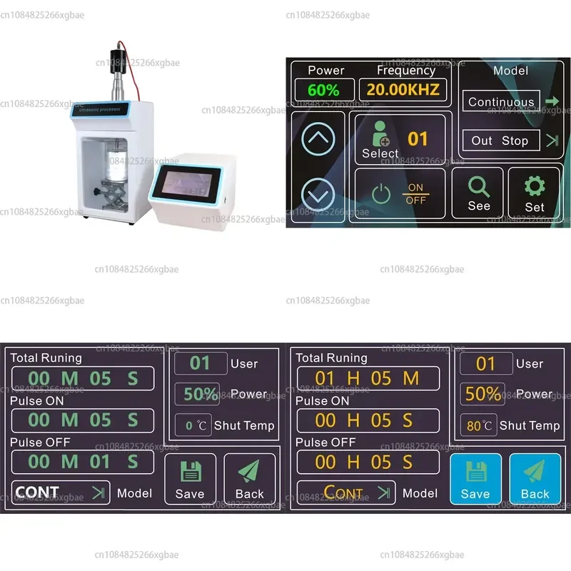PZ-550LI 550W Ultrasonic Processor Ultrasonic Cell Disruptor  0.1-600ml