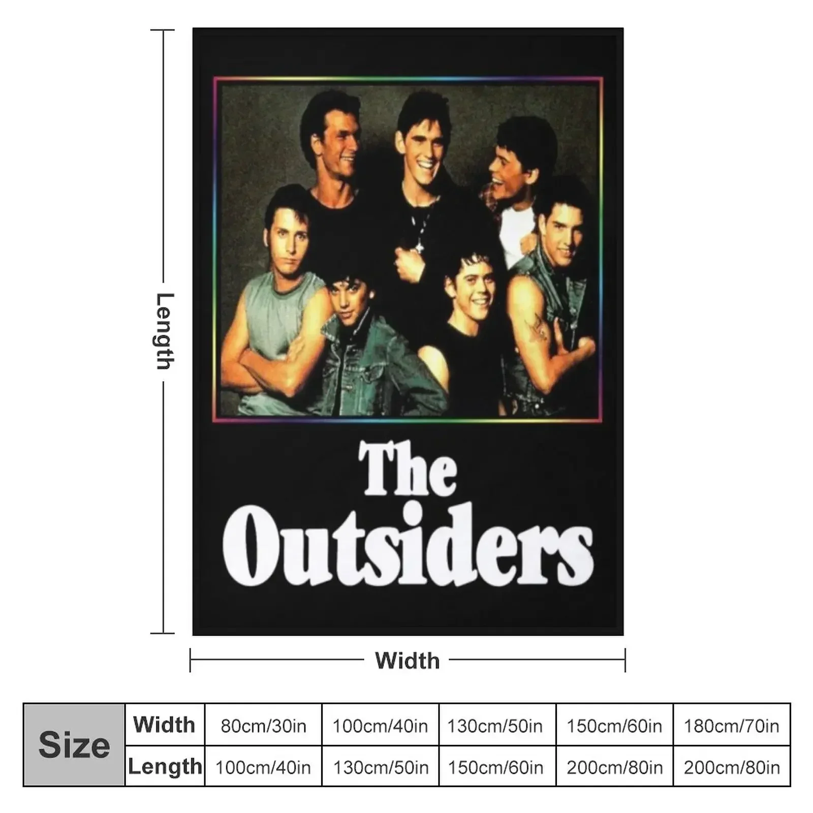 The Outsiders Movie T-ShirtThe Outsiders Movie Throw Blanket Cute Polar Designers Blankets