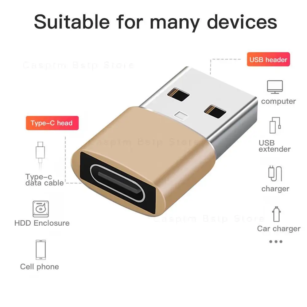 USB To Type C OTG Adapter For iPhone 11 12 13 14 Pro Max Accessories Type-c Female To USB Male Converter For Apple iPad Samsung