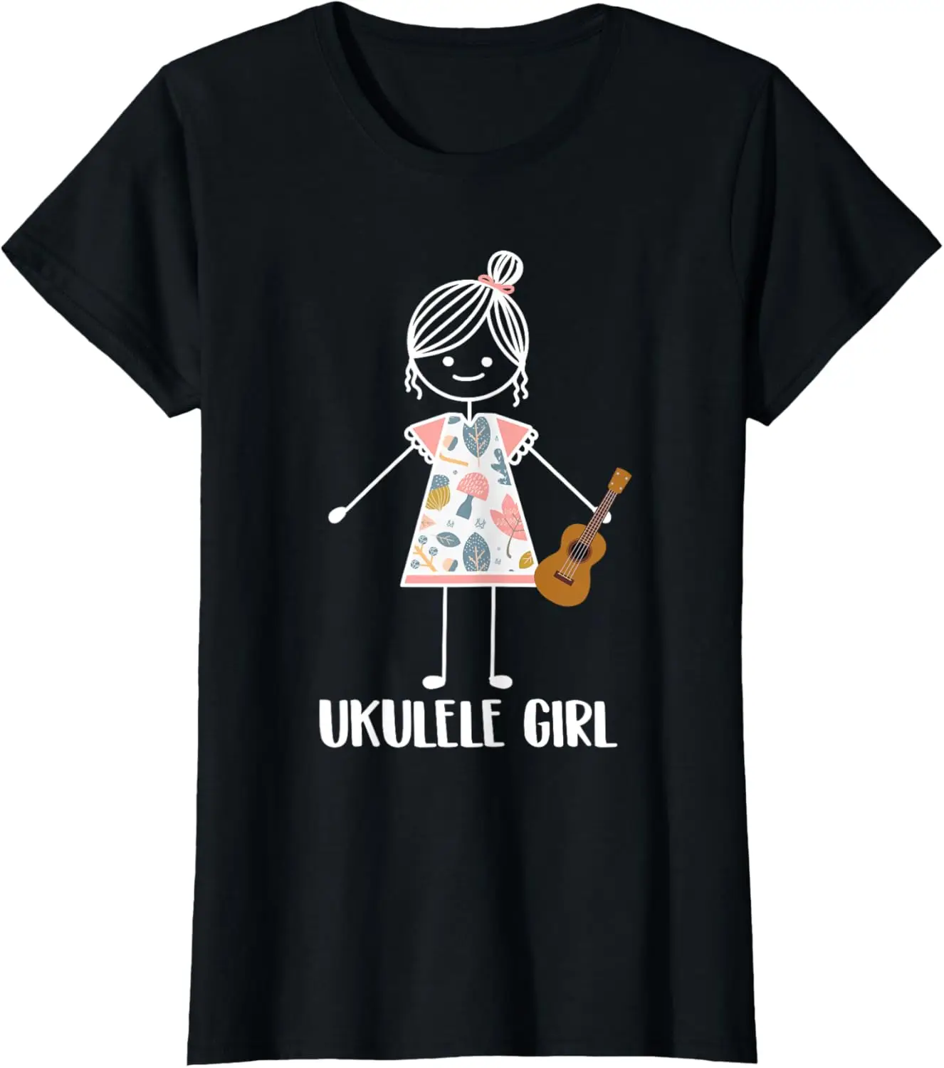 Ukelele para niña, guitarra hawaiana, música Uke, camiseta