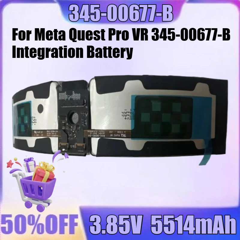 

New 345-00677-B 3.85V 5514mAh high quality Battery for Meta Quest Pro VR 345-00677-B Integration Battery