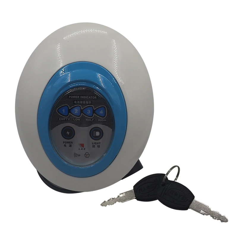 Little Dolphin 24v36V48V Instrument Panel Light Battery Display Panel Mini Electric Car Key Horn Headlamps