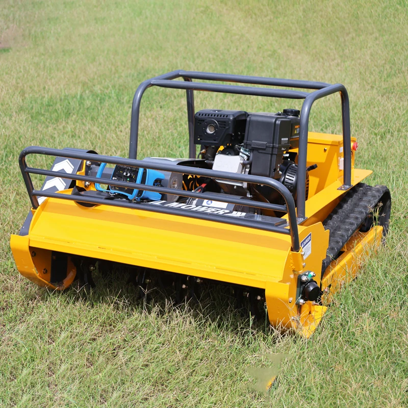Customized Self-propelled brushless motor lawn mowing robot Y-shaped blades factory direct sales suitable for all terrains