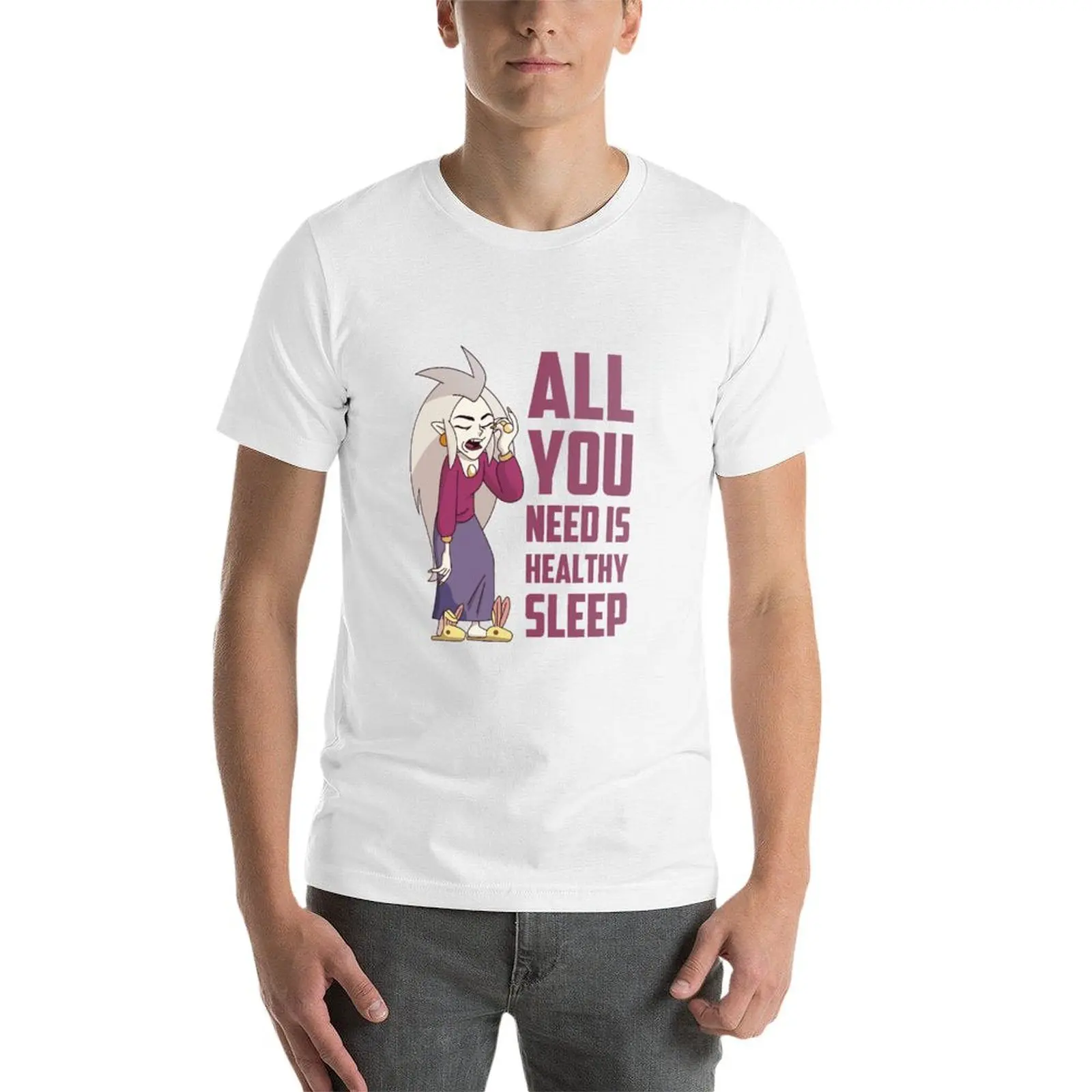 إيدا كلوثورن تي شيرت قطن تي شيرت رجل 100% تي شيرت للرجل حزمة تي شيرت أبيض #4