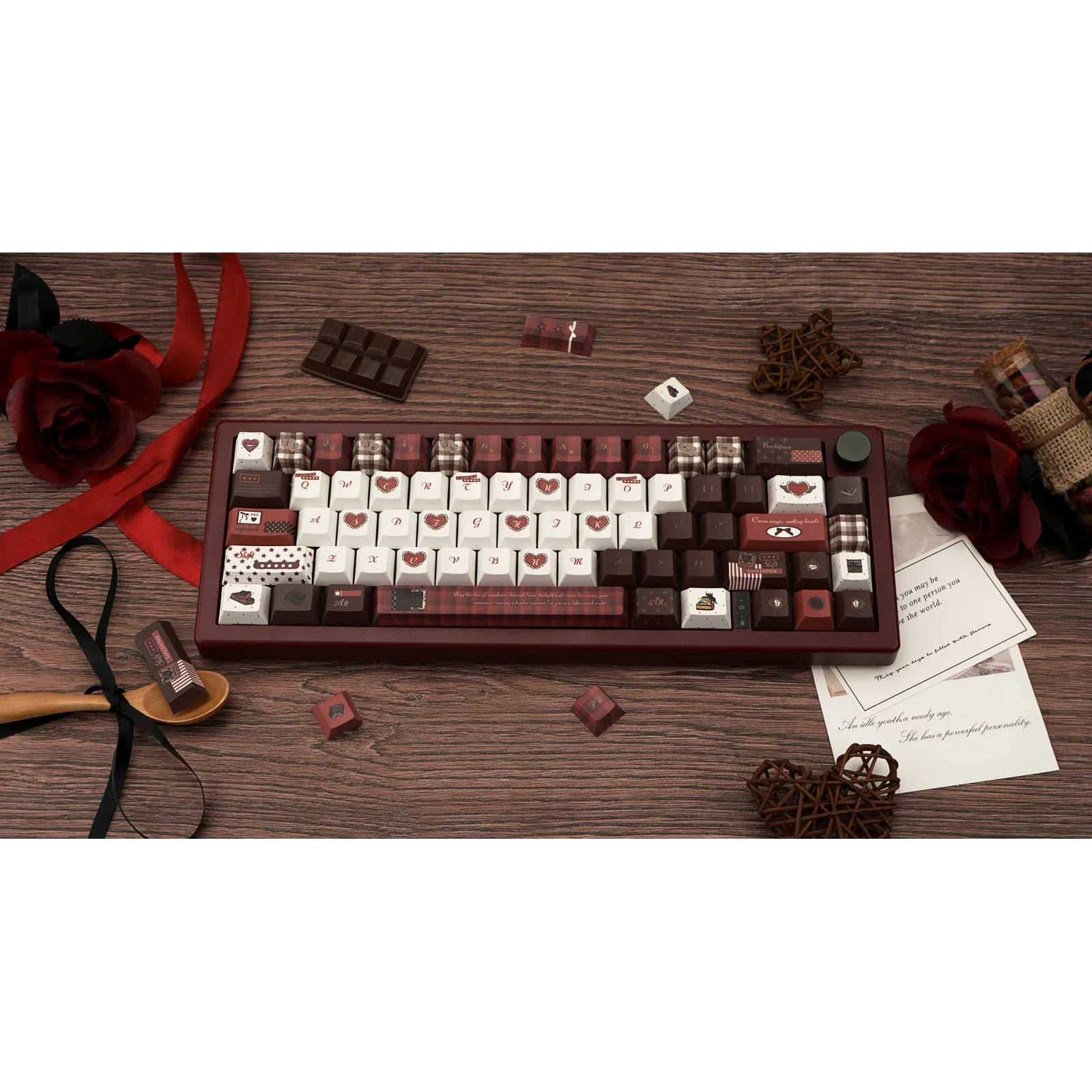 

Velvet Secret Realm Keycaps FOA & Original Factory Height PBT Five-Sided Sublimation Customized Mechanical Keyboard Keycaps Orig